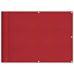 vidaXL Balcony Screen Red 75x800 cm 100% Polyester Oxford garden screen