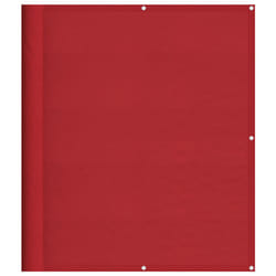 vidaXL Balcony Screen Red 120x1000 cm 100% Polyester Oxford garden screen