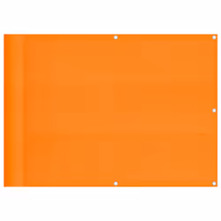 vidaXL Balcony Screen Orange 75x700 cm 100% Polyester Oxford garden screen