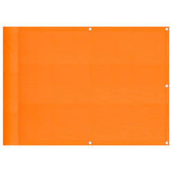 vidaXL Balcony Screen Orange 75x700 cm 100% Polyester Oxford garden screen