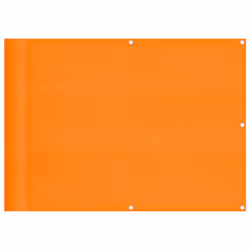 vidaXL Balcony Screen Orange 75x800 cm 100% Polyester Oxford garden screen