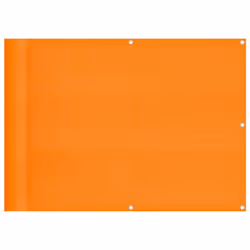 vidaXL Balcony Screen Orange 75x1000 cm 100% Polyester Oxford garden screen