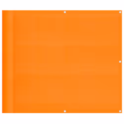 vidaXL Balcony Screen Orange 90x700 cm 100% Polyester Oxford garden screen