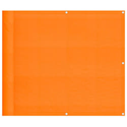 vidaXL Balcony Screen Orange 90x700 cm 100% Polyester Oxford garden screen