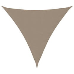 vidaXL Sunshade Sail Oxford Fabric Triangular Shade Sail Sunscreen Canopy - taupe, 2 x 2 x 2 m