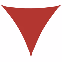 vidaXL Sunshade Sail Oxford Fabric Triangular Shade Sail Sunscreen Canopy - red, 2 x 2 x 2 m