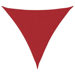 vidaXL Sunshade Sail Oxford Fabric Triangular Shade Sail Sunscreen Canopy - red, 2 x 2 x 2 m