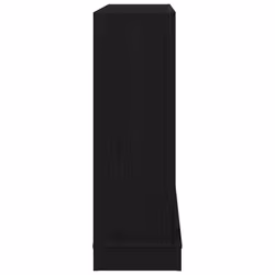 vidaXL Fireplace Surround Black Oak 100x30x87.5 cm Engineered Wood fire place - Additional view 5