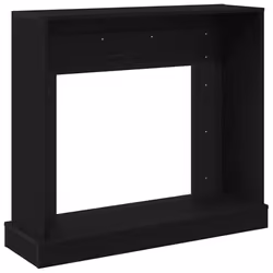 vidaXL Fireplace Surround Black Oak 100x30x87.5 cm Engineered Wood fire place - Additional view 6
