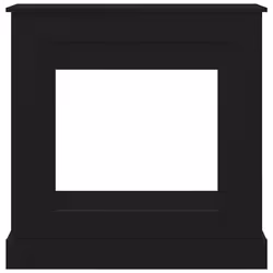 vidaXL Fireplace Surround Black Oak 90x30x90 cm Engineered Wood fire place - Additional view 4