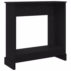 vidaXL Fireplace Surround Black Oak 90x30x90 cm Engineered Wood fire place - Additional view 6