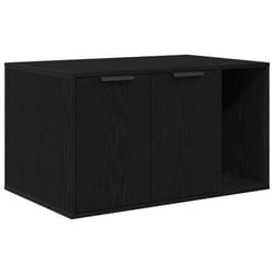 vidaXL Cat Litter Box Enclosure Hidden Cat House Cat Cabinet Engineered Wood - 80 x 50 x 45 cm