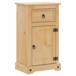 vidaXL 2 Piece Bathroom Furniture Set Corona Solid Wood Pine bathroom cabinet - Additional view 5