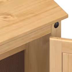 vidaXL 2 Piece Bathroom Furniture Set Corona Solid Wood Pine bathroom cabinet - Additional view 6