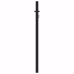 vidaXL Garden Gate Lockable Black 100x150 cm Aluminium metal garden gate - 100 x 120 cm - Additional view 5