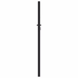 vidaXL Garden Gate Lockable Black 100x150 cm Aluminium metal garden gate - 100 x 150 cm - Additional view 5