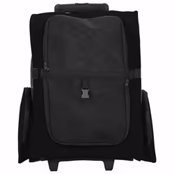 vidaXL Foldable Multipurpose Pet Trolley Travel Trailer Dog Carrier Stroller - black