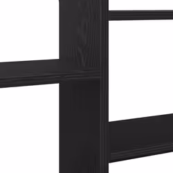 vidaXL Wall Shelf Black Oak 167.5x18x68 cm Engineered Wood floating shelf - Additional view 7