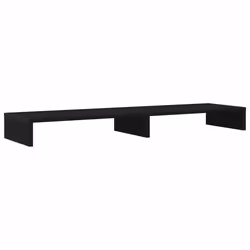 vidaXL Monitor Stand Black Oak 100x27x10 cm Engineered Wood monitor riser