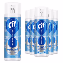 Cif Infinite Clean Cleaner Reload Lotus Mineral, 6 Pk of 280ml