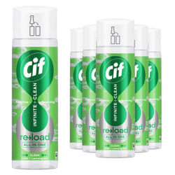 Cif Infinite Clean Cleaner Reload Lime & Lemongrass, 6 Pk of 280ml