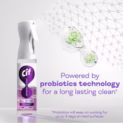 Cif Infinite Clean Cleaner Spray Lavender Eucalyptus, 6Pk of 250ml