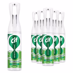Cif Infinite Clean Cleaner Spray Lime & Lemongrass, 6Pk of 250ml