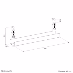 Neomounts ADS07-121BL Cable tray - universal - Additional view 8