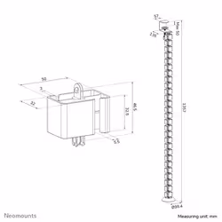 Neomounts ADS06-131BL Cable spine - universal - Additional view 5