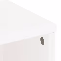 vidaXL Side Cabinets 4 pcs "ODDA" White 40x24x79 cm Solid Wood Pine cabinet - Additional view 9