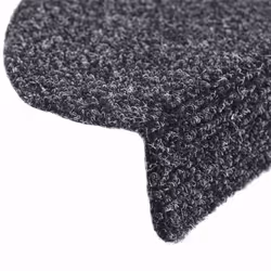 vidaXL Self-adhesive Stair Mats Decoration Stair Protector Anti-slip Stair Rug - dark grey, 65 x 21 x 4 cm/ 30 pcs - Additional view 5