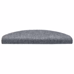 vidaXL Self-adhesive Stair Mats Decoration Stair Protector Anti-slip Stair Rug - light grey, 65 x 21 x 4 cm/ 30 pcs - Additional view 2