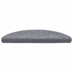 vidaXL Self-adhesive Stair Mats Decoration Stair Protector Anti-slip Stair Rug - light grey, 56 x 17 x 3 cm/ 20 pcs - Additional view 2
