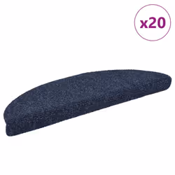 vidaXL Self-adhesive Stair Mats Decoration Stair Protector Anti-slip Stair Rug - blue
