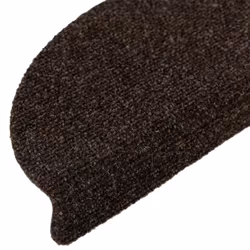 vidaXL Self-adhesive Stair Mats Decoration Stair Protector Anti-slip Stair Rug - brown, 56 x 17 x 3 cm/ 20 pcs - Additional view 5