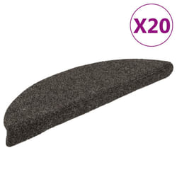 vidaXL Self-adhesive Stair Mats Decoration Stair Protector Anti-slip Stair Rug - anthracite