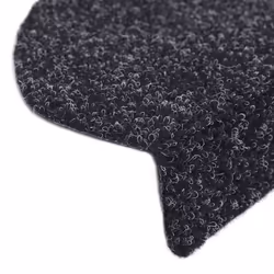vidaXL Self-adhesive Stair Mats Decoration Stair Protector Anti-slip Stair Rug - black, 56 x 17 x 3 cm/ 30 pcs - Additional view 5