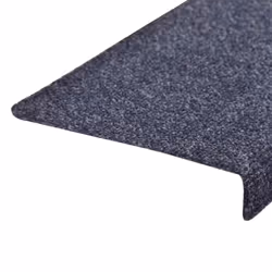 vidaXL Stair Mats Carpet Stair Treads Decor Stair Step Protector Needle Punch - blue, 30 pcs - Additional view 5