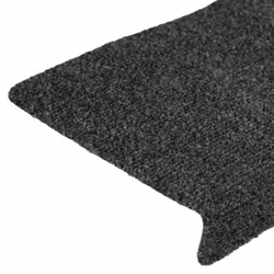 vidaXL Stair Mats Carpet Stair Treads Decor Stair Step Protector Needle Punch - anthracite, 30 pcs - Additional view 5