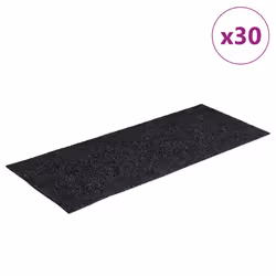 vidaXL Self-adhesive Stair Mats Decoration Stair Protector Anti-slip Stair Rug - grey, 60 x 25 cm