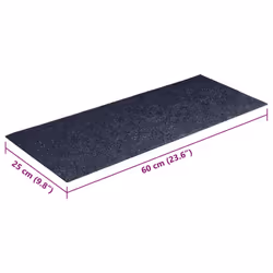 vidaXL Self-adhesive Stair Mats Decoration Stair Protector Anti-slip Stair Rug - grey blue, 60 x 25 cm - Additional view 3