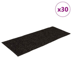 vidaXL Self-adhesive Stair Mats Decoration Stair Protector Anti-slip Stair Rug - brown, 60 x 25 cm