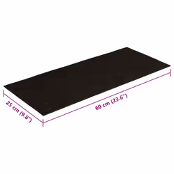 vidaXL Self-adhesive Stair Mats Decoration Stair Protector Anti-slip Stair Rug - dark brown, 60 x 25 cm - Additional view 3
