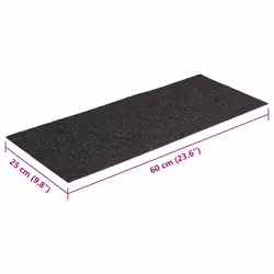 vidaXL Self-adhesive Stair Mats Decoration Stair Protector Anti-slip Stair Rug - anthracite, 60 x 25 cm