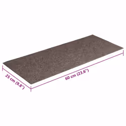 vidaXL Self-adhesive Stair Mats Decoration Stair Protector Anti-slip Stair Rug - cream, 60 x 25 cm