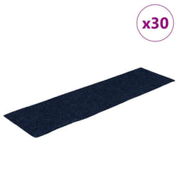 vidaXL Self-adhesive Stair Mats Decoration Stair Protector Anti-slip Stair Rug - blue, 76 x 20 cm