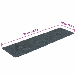 vidaXL Self-adhesive Stair Mats Decoration Stair Protector Anti-slip Stair Rug - green, 76 x 20 cm