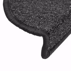 vidaXL Carpet Stair Treads Dark Green Stair Step Rug Protection Home Decor - anthracite, 56 x 17 x 3 cm/ 30 pcs - Additional view 2