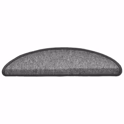 vidaXL Stair Mats 30 pcs Dark Grey 56x17x3 cm stair rug stair protector