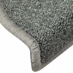 vidaXL Carpet Stair Treads Dark Green Stair Step Rug Protection Home Decor - dark green, 56 x 17 x 3 cm/ 30 pcs - Additional view 5